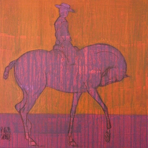 Les centaures#1 Tableaux - Chevaux (carrÃ©s) - Graziella Bordignon
