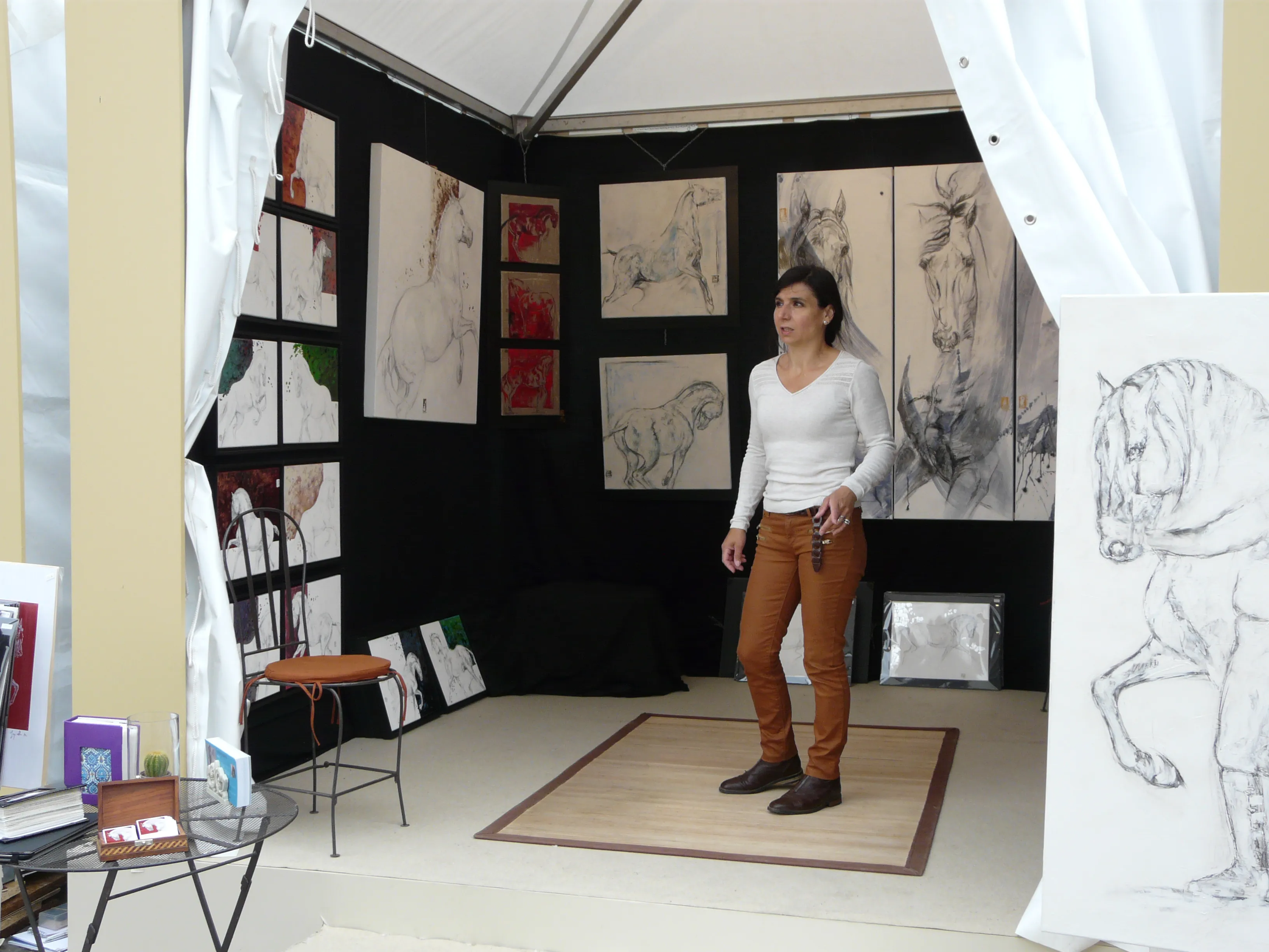 Stand de Graziella au CHIO Aachen-Aix La Chapelle