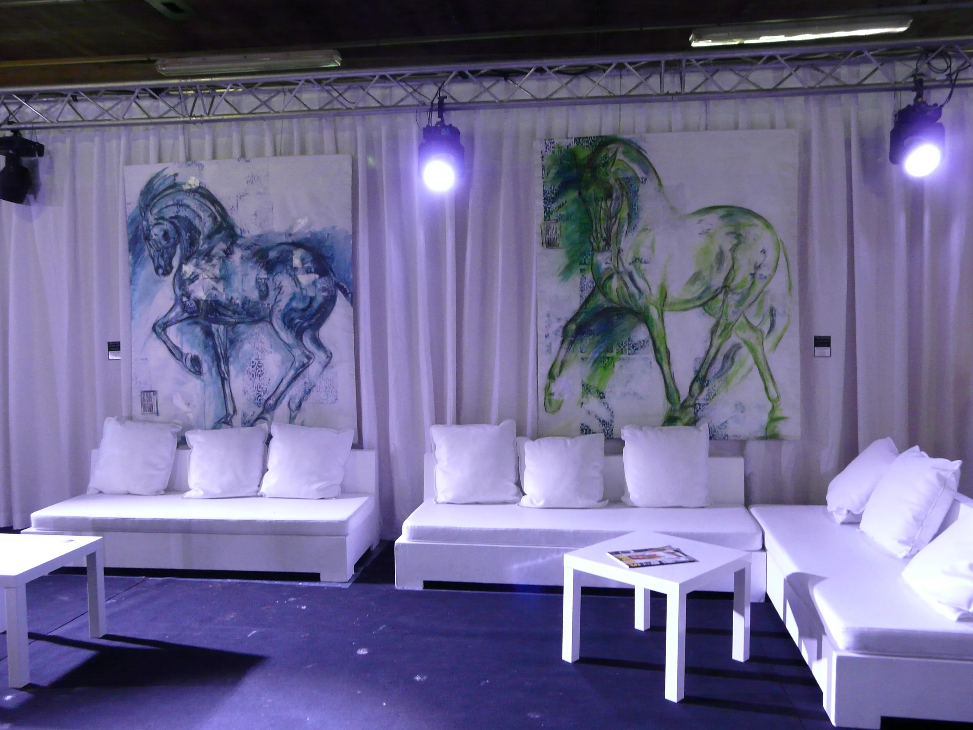 Stand de Graziella en Floride-Winter Equestrian Festival