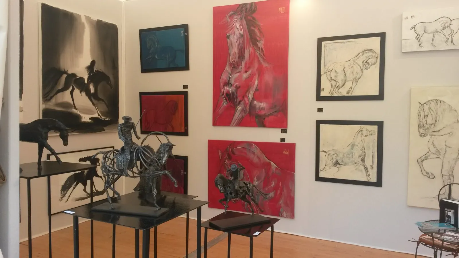 Stand de Graziella à Sm'ART-Art Contemporain